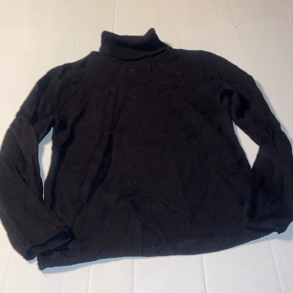 Chico's black turtleneck sweater size 2